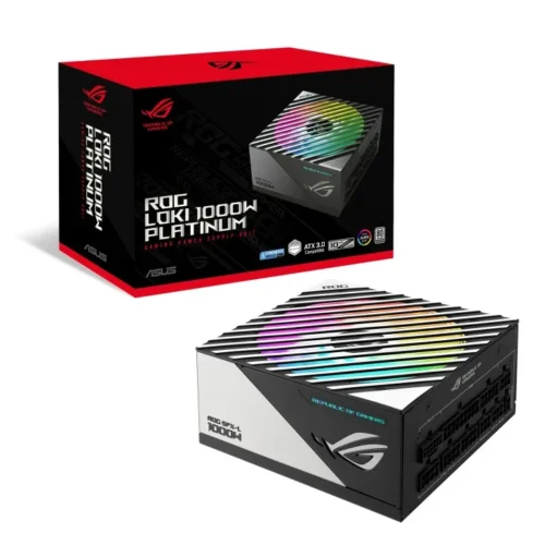 Asus захранващ блок SFX-L LOKI ROG 1000W Platinum 80+ ATX 3.0/ARGB/черен