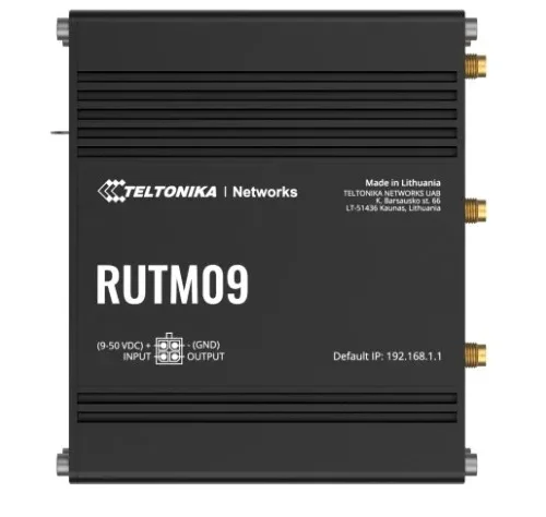 TELTONIKA Router LTE RUTM09 (Cat6)2xSIM1xWAN3xLAN 4xGbEGNSS