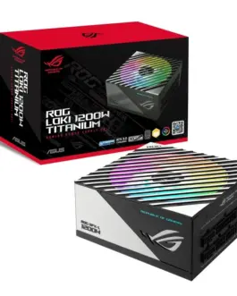 Asus захранващ блок SFX-L LOKI ROG 1200W Titanium 80+ ATX 3.1/ARGB/черен