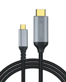 Savio кабел USB-C to HDMI v2.0b 3m copper CL-184