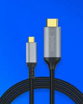 Alternative view of Savio кабел USB-C to HDMI v2.0b, 3m, copper CL-184