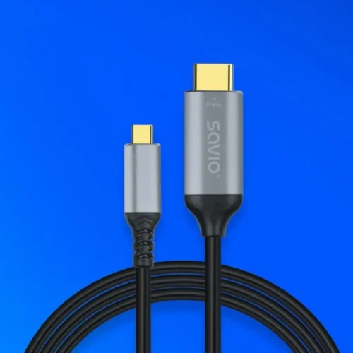 Savio кабел USB-C to HDMI v2.0b