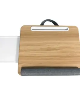 Techly Лаптоп stand for lap soft padding extendable мишка shelf 410x335mm