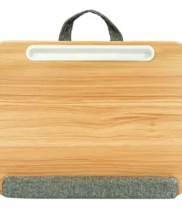 Alternative view of Techly Лаптоп stand for lap soft padding, extendable мишка shelf 410x335mm