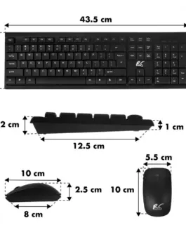Alternative view of Maclean Wireless клавиатура and мишка NanoRS RS580