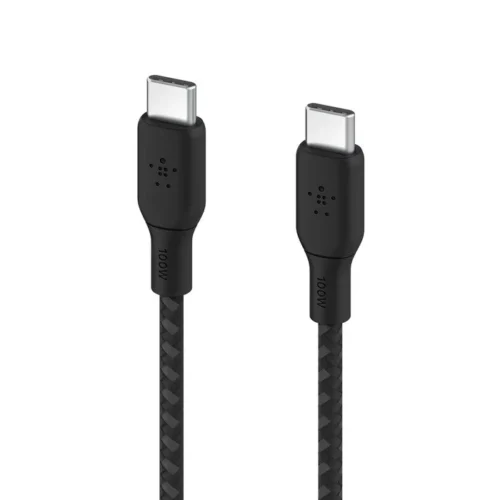 Alternative view of Belkin кабел USB-C to USB-C 100W 2m черен