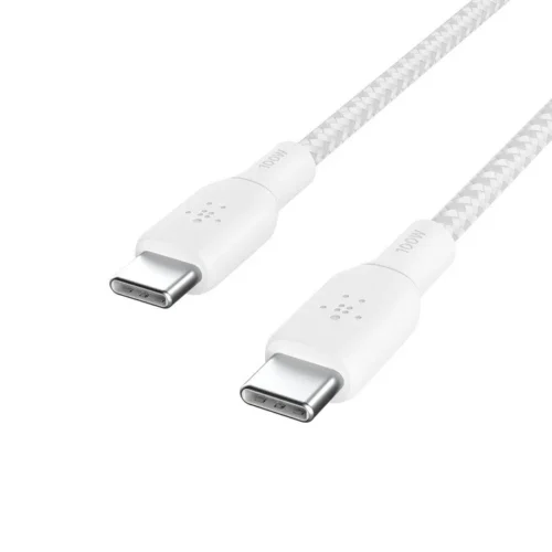 Belkin кабел USB-C to USB-C 100W 2m бял