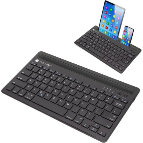 Alternative view of Techly Bluetooth клавиатура with smartphone and Таблет stand