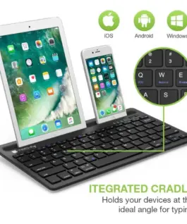 Techly Bluetooth клавиатура with smartphone and Таблет stand