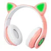 BLOW Wireless headset Bluetooth 5.0 LED for kids розов ears