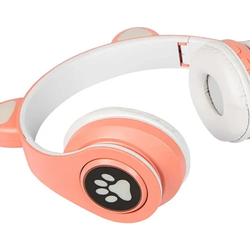 Alternative view of BLOW Wireless headset Bluetooth 5.0 LED for kids розов ears