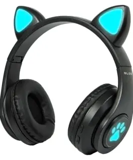 BLOW Wireless headset Bluetooth 5.0 LED for kids черен ears