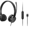 Lenovo USB-A Wiчервен Stereo On-Ear Headset 4XD1K1826