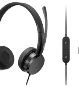 Lenovo USB-A Wiчервен Stereo On-Ear Headset 4XD1K1826