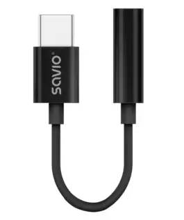 Savio адаптер audio USB-C Jack 35mm AK-74