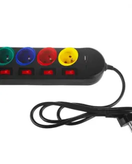 Maclean Power strip 4 sockets 1,5m 1,5m MCE508 B