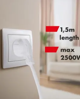 Alternative view of Maclean Power strip 4-socket USB A/C 1,5m, MCE508 W