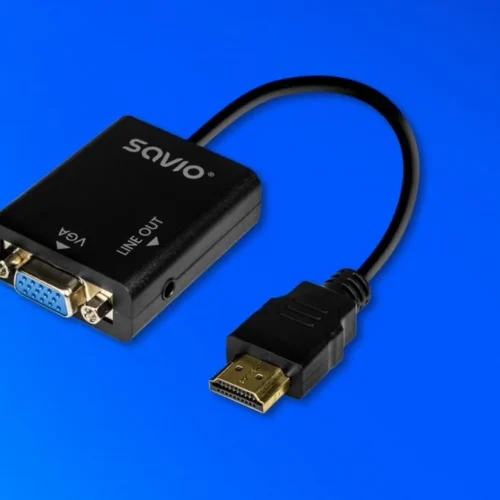 Savio HDMI-VGA адаптер AK-76 with audio