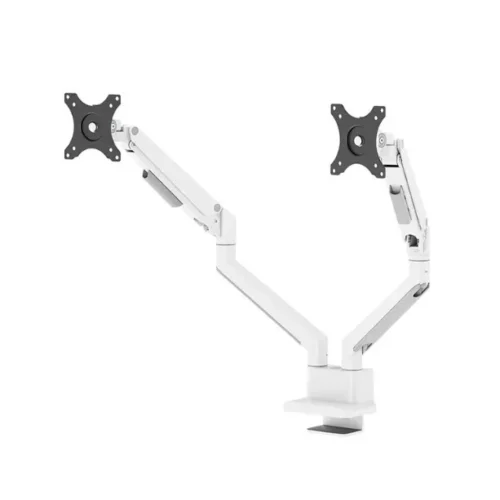 Neomounts DS70-250WH2 NEXT Slim double display 17-32 inch 9kg 75x75-100x100 1800-4000R