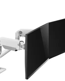 Alternative view of Neomounts DS70S-950WH2 NEXT One double display (topfix clamp/grommet)