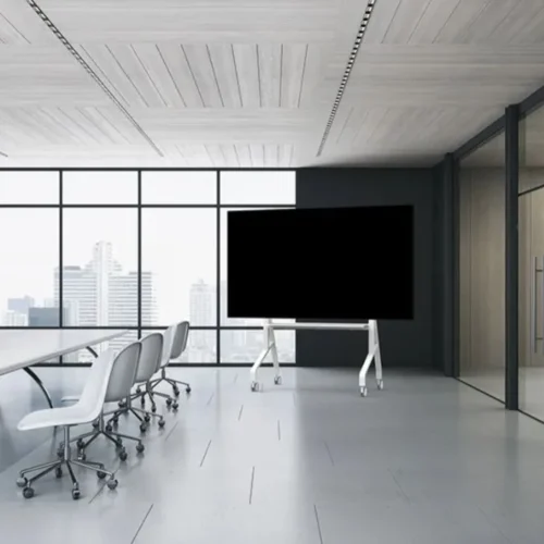 Neomounts FL50-575WH1 MOVE Go 65-110 100×100-1000×600 125kg h:129-139cm MOVE Go