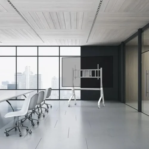 Neomounts FL50-575WH1 MOVE Go 65-110 100×100-1000×600 125kg h:129-139cm MOVE Go