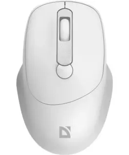 Defender WIRELESS мишка SILENT C LICK FEAM бял