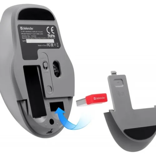 Alternative view of Defender WIRELESS мишка SILENT C LICK FEAM MINT