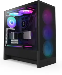 NZXT кутия за компютър NZXT H5 FLOW RGB MIDI TOWER WINDOW