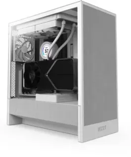 NZXT кутия за компютър NZXT H5 FLOW RGB MIDI TOWER WINDOW