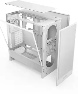 NZXT кутия за компютър NZXT H5 FLOW RGB MIDI TOWER WINDOW