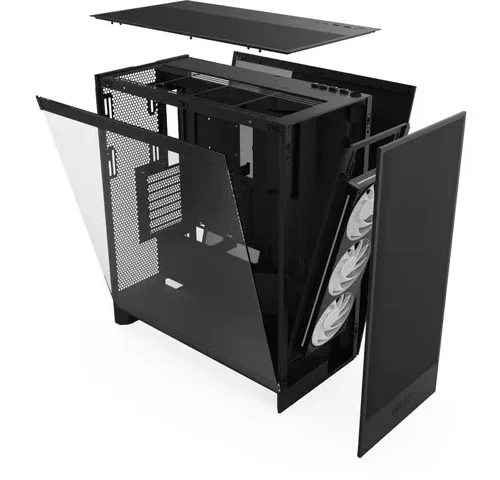 NZXT кутия за компютър NZXT H7 FLOW RGB MIDI TOWER WINDOW