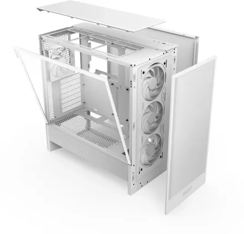 NZXT кутия за компютър NZXT H5 FLOW RGB MIDI TOWER WINDOW