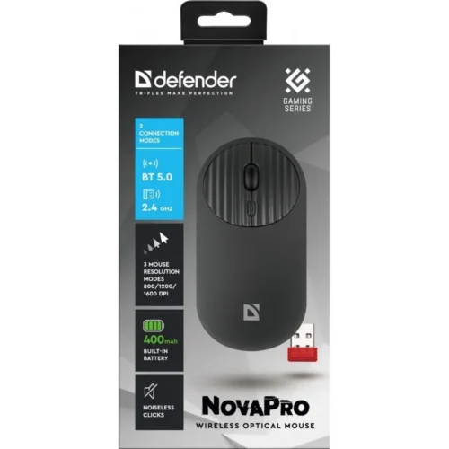 Defender WIRELESS MOUSE NOWAPRO MM-316 RF черен