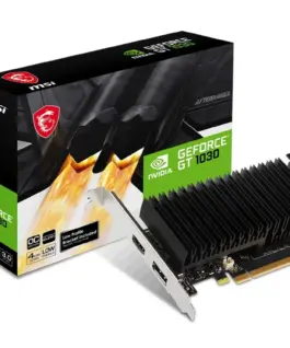 MSI видео карта GeForce GT 1030 4GHD4 LP OC 4GD DR4 64BIT DP/HDMI