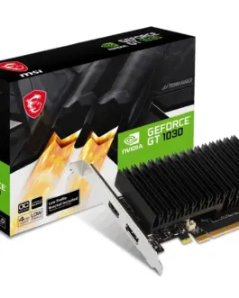 MSI видео карта GeForce GT 1030 4GHD4 LP OC 4GD DR4 64BIT DP/HDMI