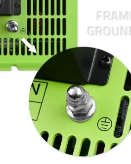 Alternative view of Qoltec 3in1 solar inverter with AC charging funktion