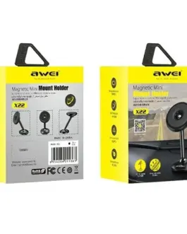 Alternative view of AWEI магнитна стойка за кола to the cockpit черен