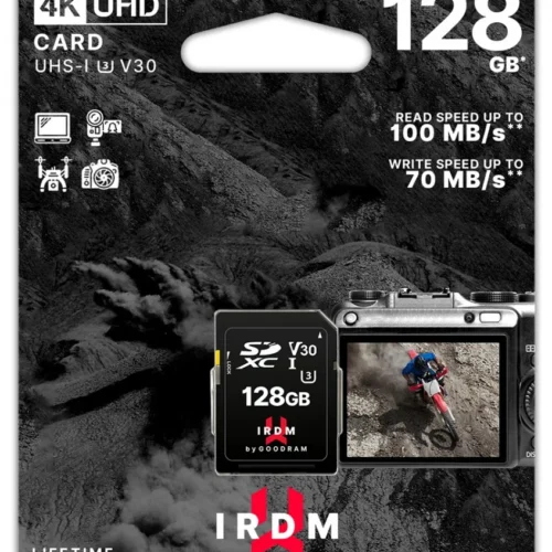 Alternative view of GOODRAM памет card SD IRDM 128GB UHS-I U3