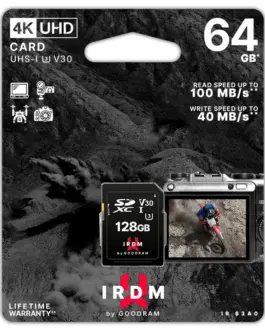 Alternative view of GOODRAM памет card SD IRDM 64GB UHS-I U3