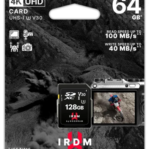 Alternative view of GOODRAM памет card SD IRDM 64GB UHS-I U3