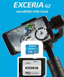 Alternative view of Kioxia Card microSD 128GB Gen2 UHS-I U3 V30 адаптер Exceria