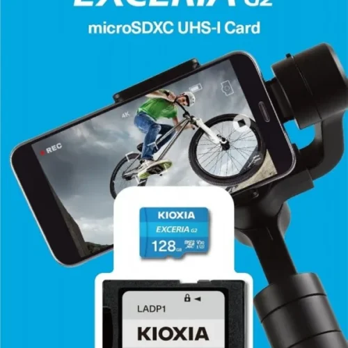 Alternative view of Kioxia Card microSD 128GB Gen2 UHS-I U3 V30 адаптер Exceria