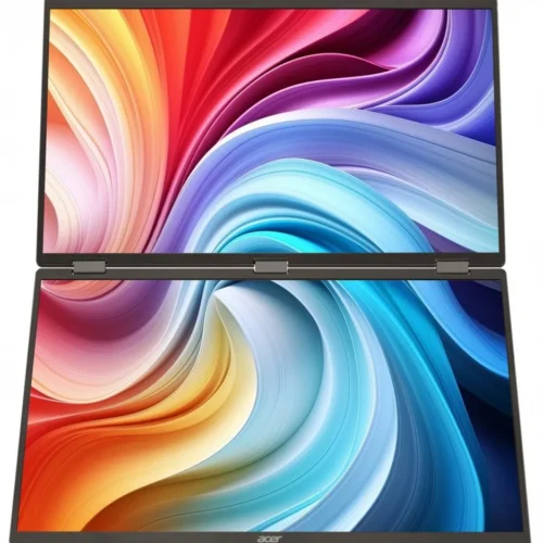 Acer Monitor mobilny dual IPS 19 инча PD193QEbmiuux FHD 16:9 MAT 4MS 250NIT 100MLN:1 HDMI 2xUSB-C SPEAKERS