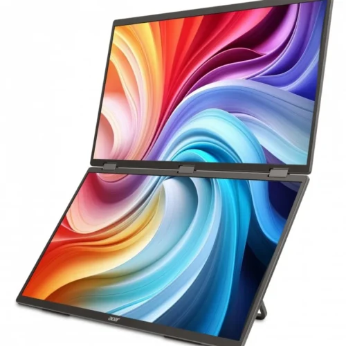 Acer Monitor mobilny dual IPS 19 инча PD193QEbmiuux FHD 16:9 MAT 4MS 250NIT 100MLN:1 HDMI 2xUSB-C SPEAKERS