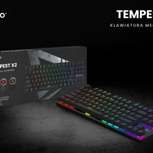 Savio Keyboard RGB Tempest X2 Outemu син