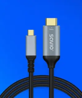 Savio кабел USB-C to HDMI v2.0b