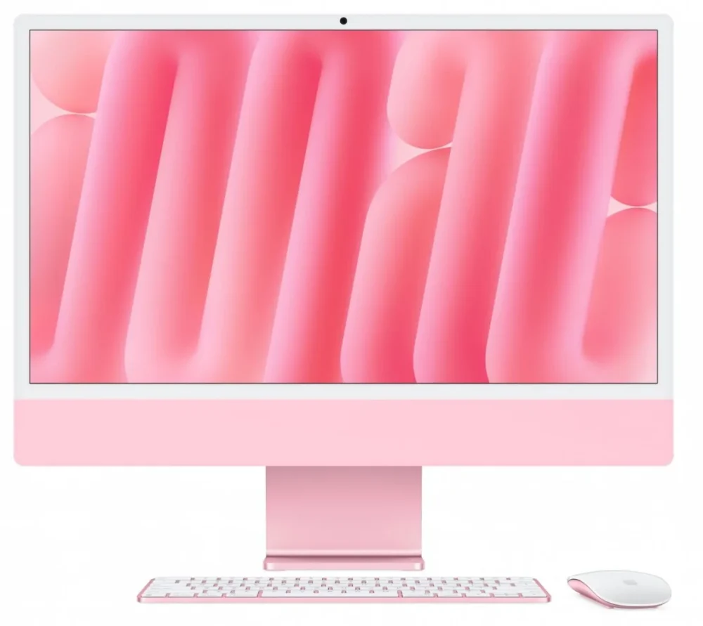Apple iMac 24 inch: M4 8/8 16GB 256GB SSD - розов