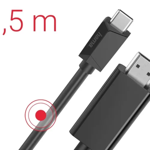 Alternative view of Hama адаптер USB-C to HDMI 4k 1,5m