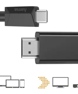 Hama адаптер USB-C HDMI 3m